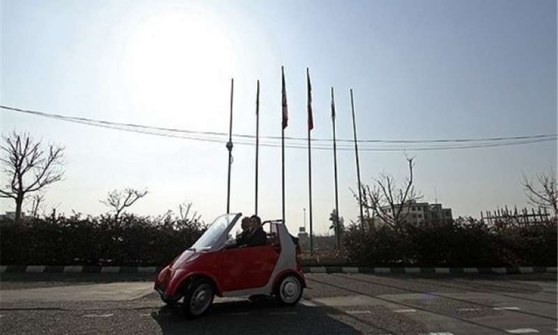 تولید خودرو برقی در ایران + عکس